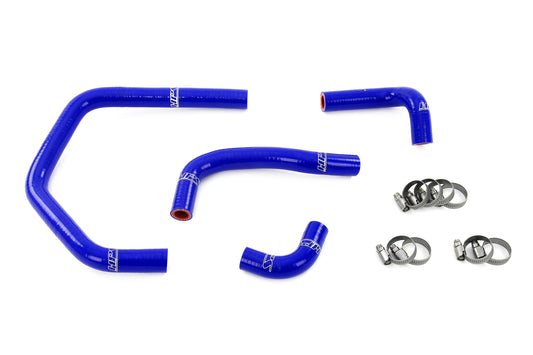 HPS Performance 3-ply Reinforced Silicone Replaces Rubber Heater Coolant Hoses 57-2145-BLUE