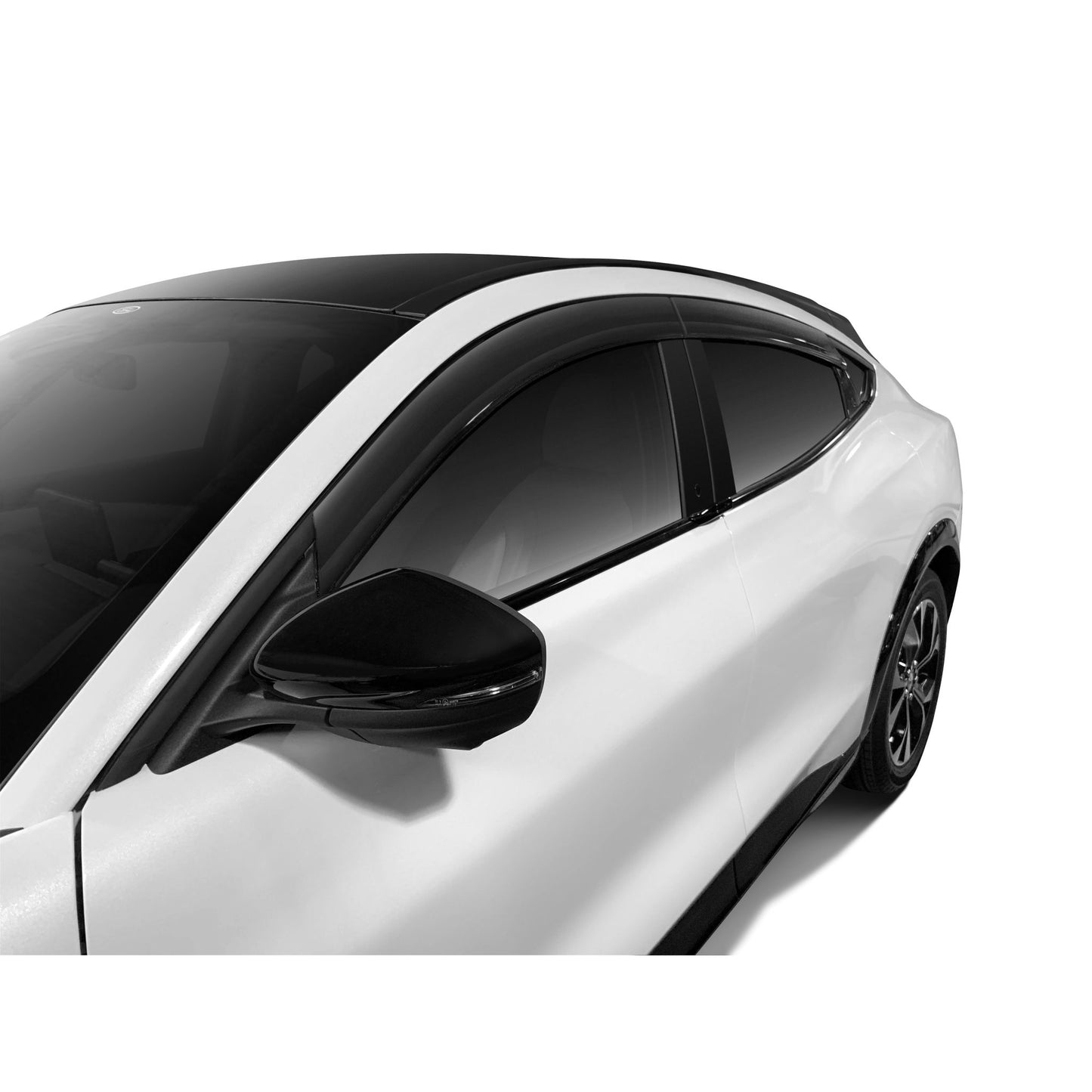 Auto Ventshade 894094 Low Profile Dark Smoke Ventvisor Side Window Deflector 4-Piece Set For 21-23 Ford Mustang Mach-E