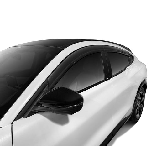 Auto Ventshade 894094 Low Profile Dark Smoke Ventvisor Side Window Deflector 4-Piece Set For 21-23 Ford Mustang Mach-E