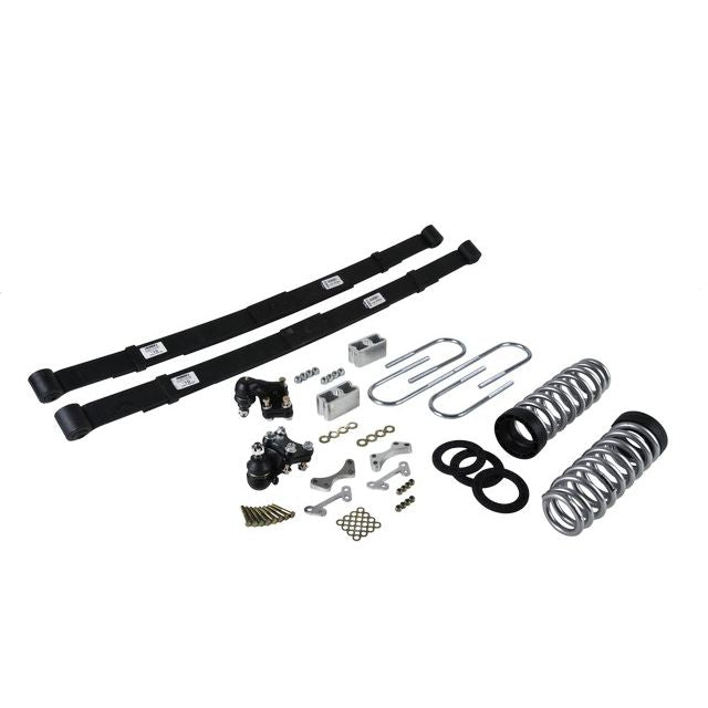 BELLTECH 610 LOWERING KITS Front And Rear Complete Kit W/O Shocks 2004-2012 Chevrolet Colorado/Canyon (Ext Cab) Z85 suspension 3 in. or 4 in. F/5 in. R drop W/O Shocks
