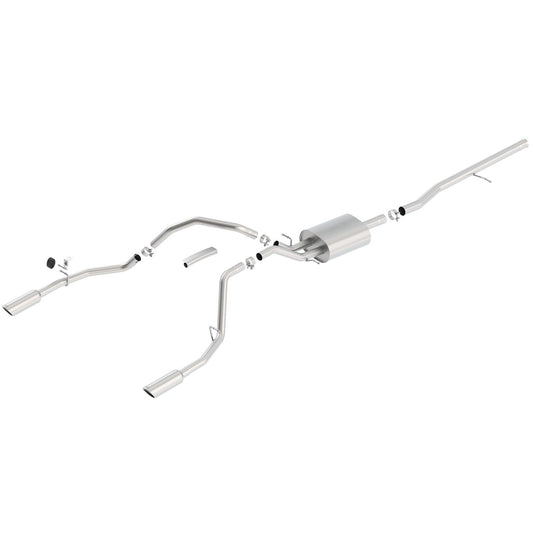 Borla 2014-2019 Chevrolet Silverado 1500/ GMC Sierra 1500 Cat-Back Exhaust System Touring 140535