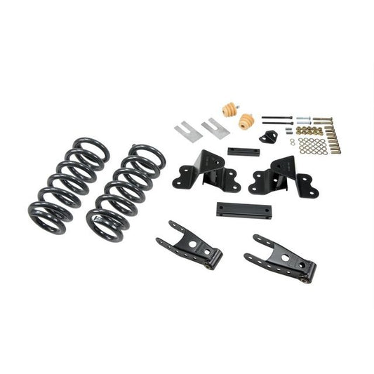 BELLTECH 691 LOWERING KITS Front And Rear Complete Kit W/O Shocks 1988-1998 Chevrolet Silverado/Sierra C1500 (Ext Cab) 2 in. or 3 in. F/4 in. R drop W/O Shocks