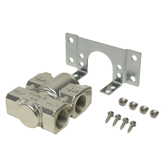 Derale Fluid Control Thermostat with Mount Brackets, 1/2" NPT 25792