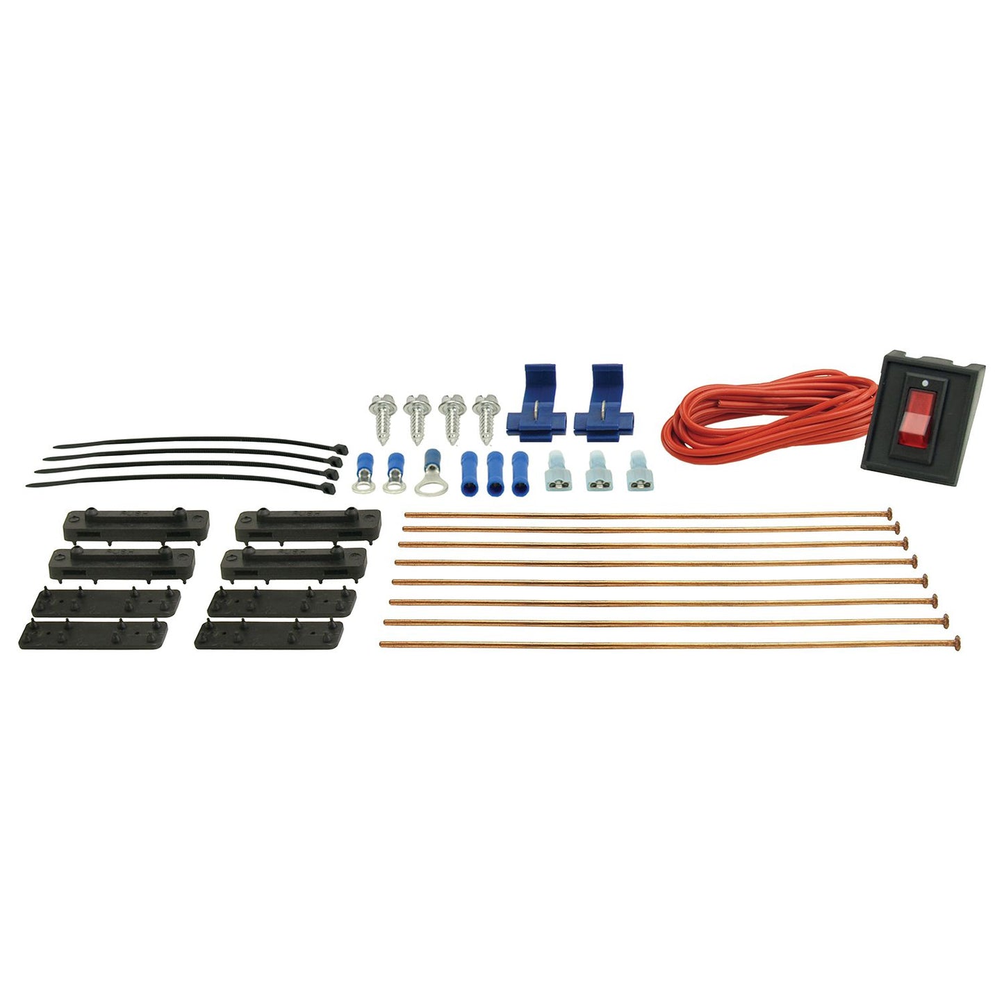 Derale Electric Fan Mounting Kit, Metal Rod Style 16741