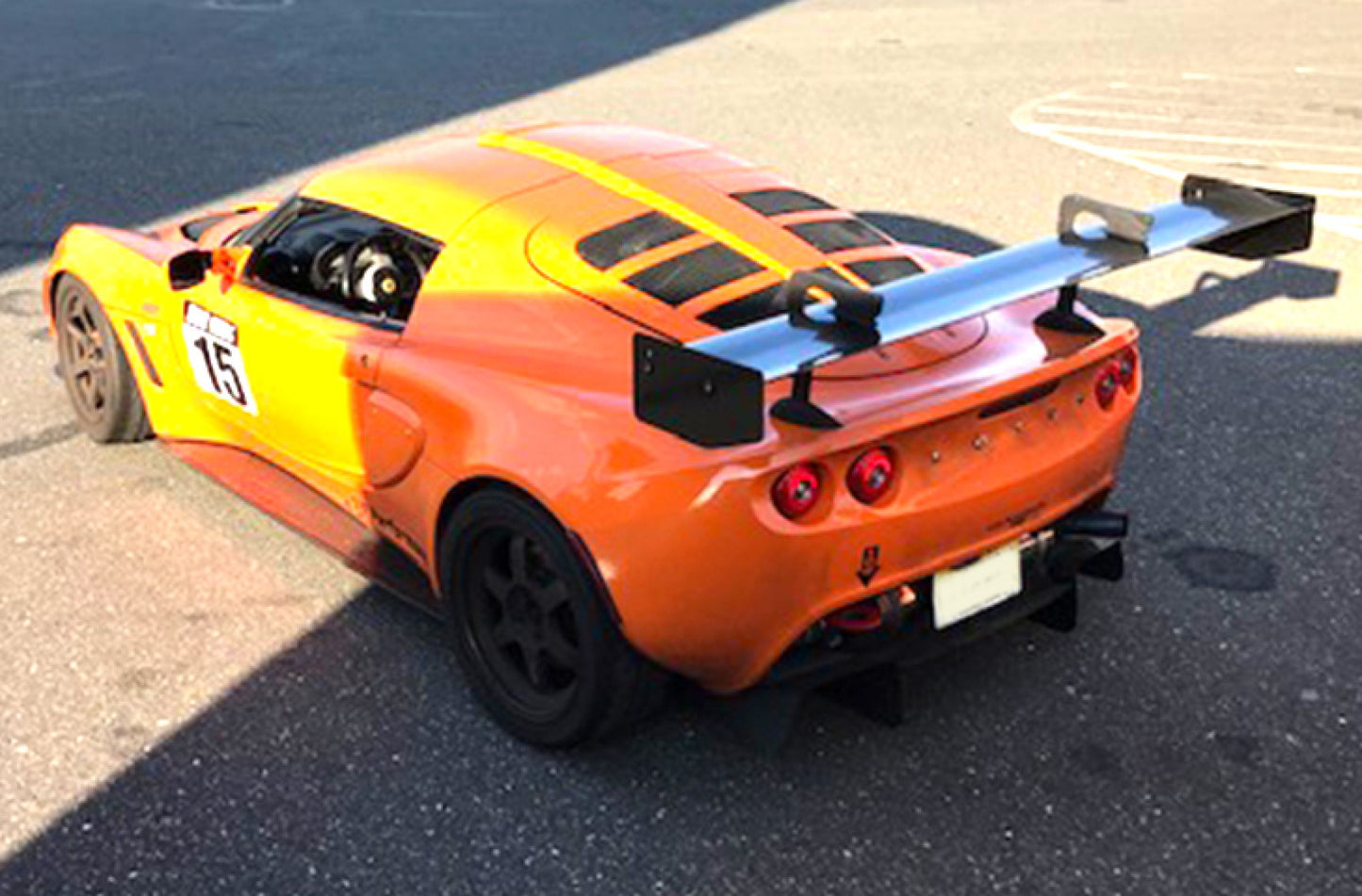 Reverie Lotus Elise/Exige S2 Carbon Rear Wing Kit - 310mm Chord Low Drag with Swan Mounts R01SB0533