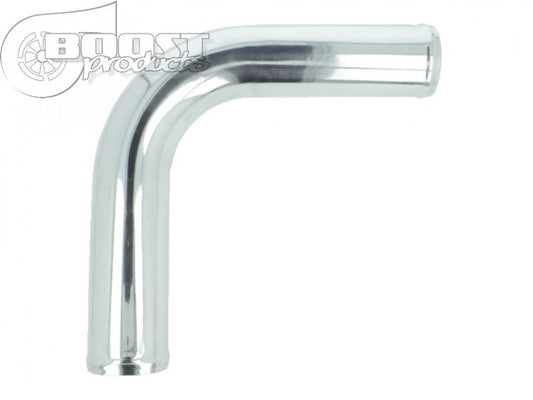 BOOST products Aluminum Elbow 90 Degrees with 45mm (1-3/4") OD, Mandrel Bent, polish '3102029045