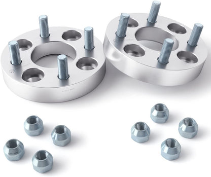 2x Lug Centric Wheel Spacers for 4-Lug Hubs - Bolt On (Thick)