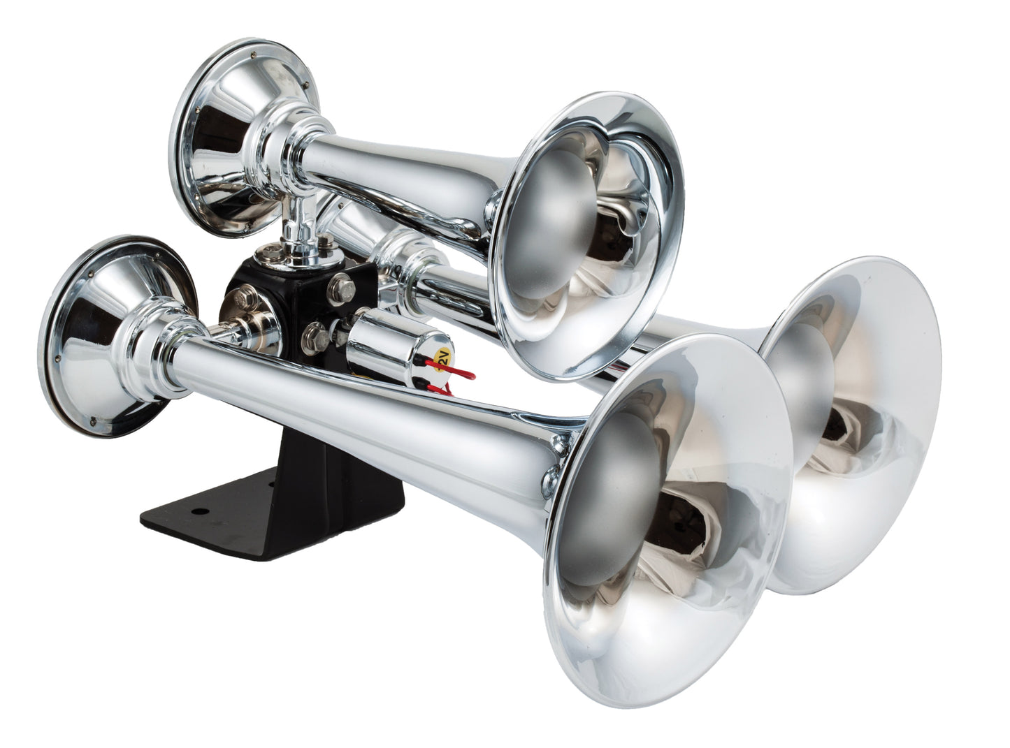 Kleinn Air Horns - 500 - Chrome Triple Train Horn