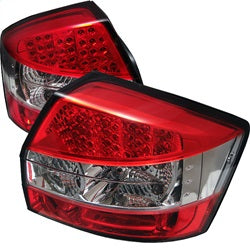 Spyder Auto LED Tail Lights - Red Clear 5000040
