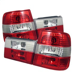Spyder Auto Euro Style Tail Lights - Red Clear 5000491