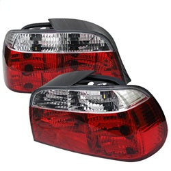 Spyder Auto Crystal Tail Lights - Red Clear 5000651