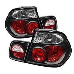 Spyder Auto Euro Style Tail Lights- Black 5000712