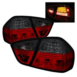 Spyder Auto LED Tail Lights - Red Smoke 5000910