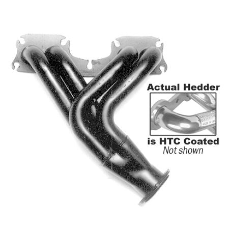 Hedman Hedders HTC COATED HEADERS; 1-1/2 IN. TUBE DIA.; 2-1/2 IN. COLL.; SHORTY DESIGN 39406