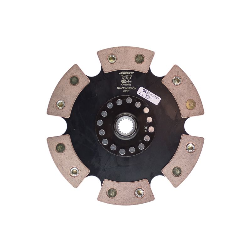 Advanced Clutch Technology 6 Pad Rigid Race Disc ACT-6214014