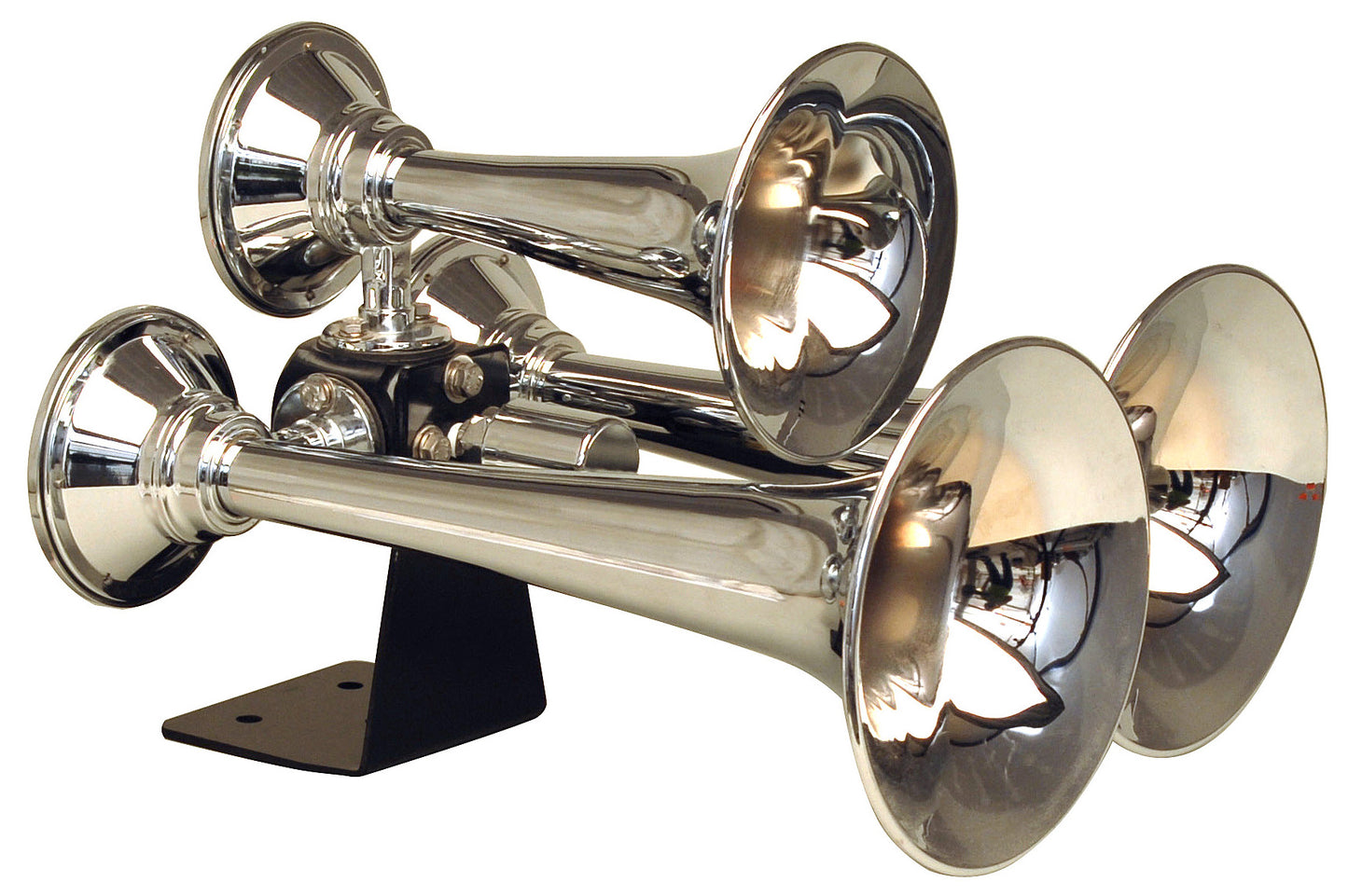 Kleinn Air Horns - 501 - Chrome Triple Train Horn