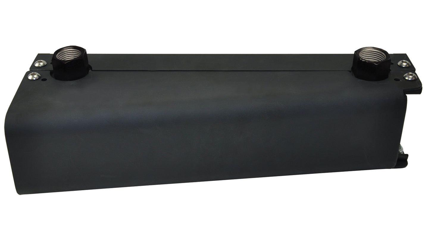 Derale 10 Row Stack Plate Scoop Cooler, -10AN 7/8"-14 O-ring 50100