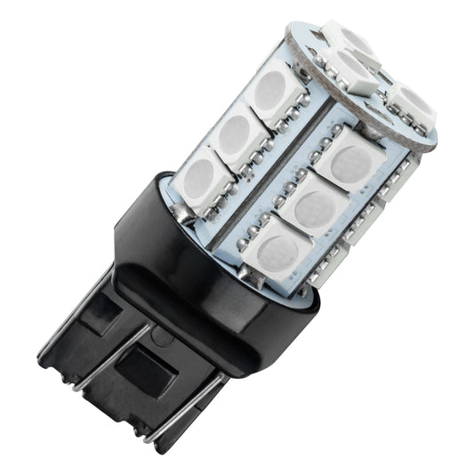 Oracle Lighting 5011-003 - ORACLE 7443 18 LED 3-Chip SMD Bulb (Single) - Red