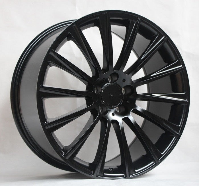 19" X 8.5" Aluminum Satin Black Wheels Set - Dynamic Performance - R502-SB-19x8.5-5x112-38-66.56