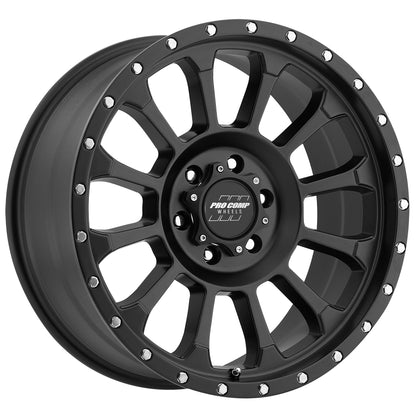 Pro Comp Wheels Rockwell Satin Black 18x9 6x135 5BS Offset 0mm Cap P/N 503442500 5034-8936