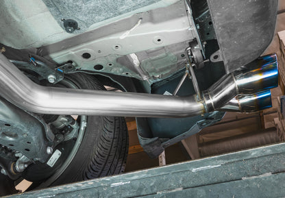 2022+ Honda Civic Hatchback STILLEN Cat-Back Exhaust Blue Burnt Tips - 504101