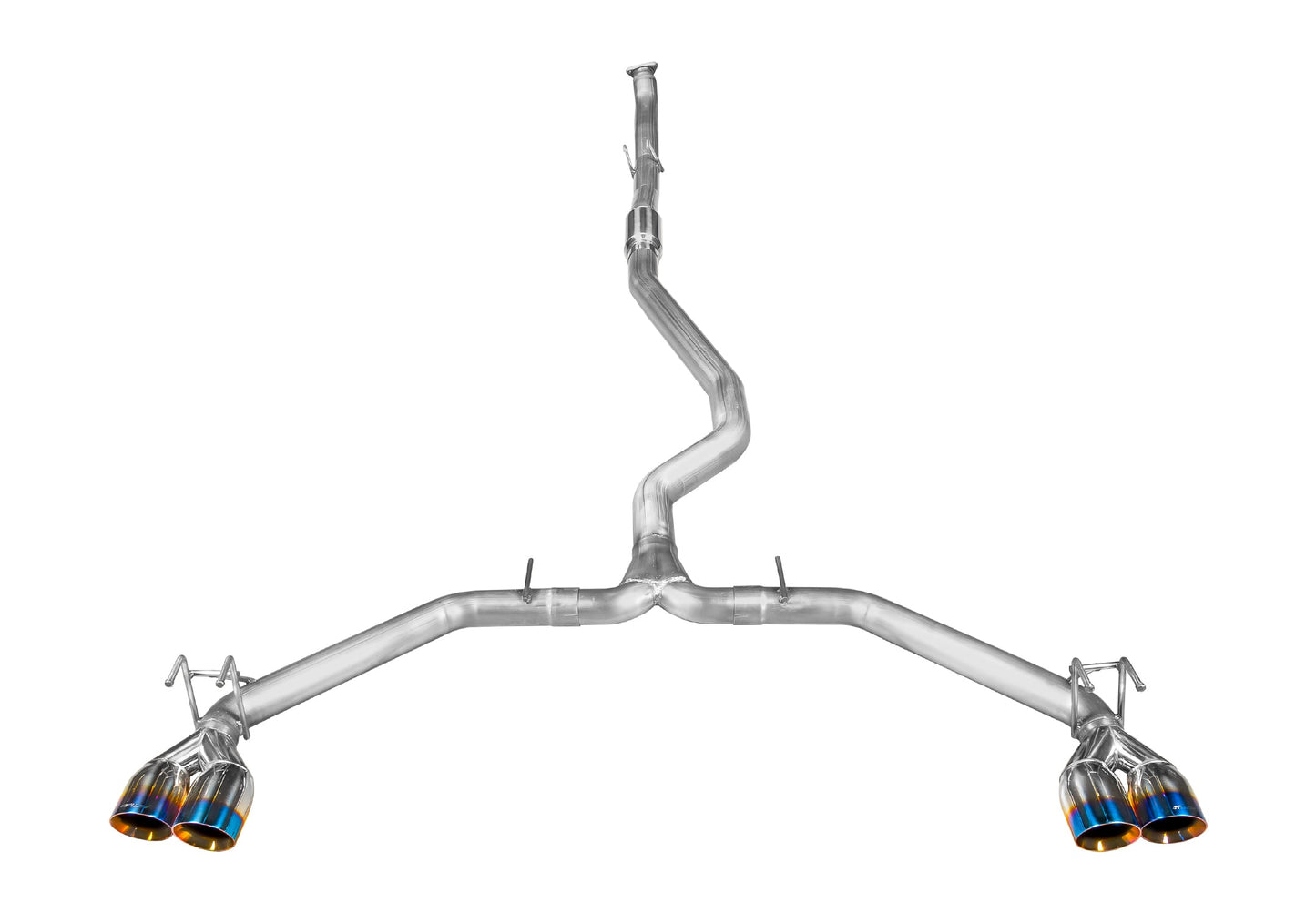 2022+ Honda Civic Hatchback STILLEN Cat-Back Exhaust Blue Burnt Tips - 504101