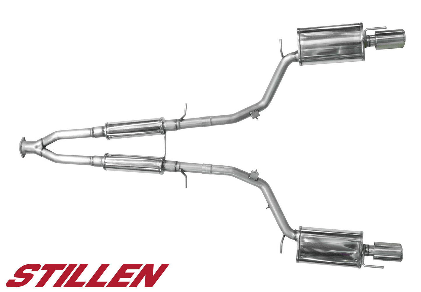 Stillen 2006-2010 Infiniti M35 Stainless Steel Near Cat-Back Exhaust System - 504435