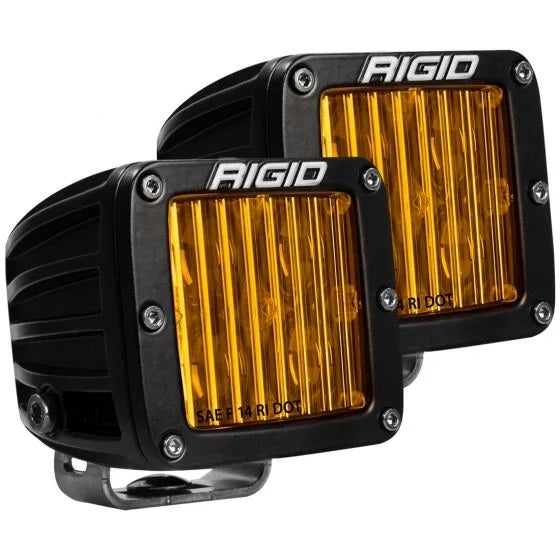 RIGID Industries D-Series DOT/SAE J583 Selective Yellow LED Fog Light Pair 504814
