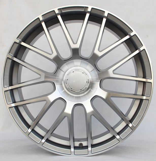 19" X 8.5" Aluminum Titanium Machine Face Wheels Set - Dynamic Performance - R505-TM-19x8.5-5x112-38-66.56