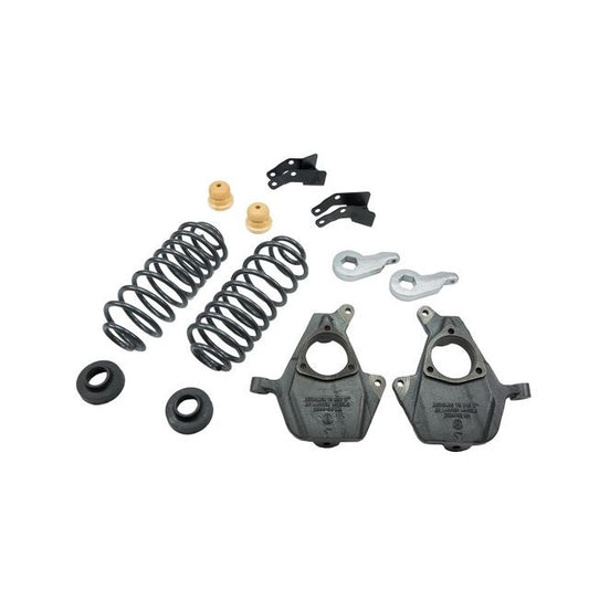 BELLTECH 781 LOWERING KITS Front And Rear Complete Kit W/O Shocks 2000-2006 Chevrolet Avalanche Z66 (w/out Factory Premium Ride) 3 in. or 4 in. F/4 in. or 5 in. R drop W/O Shocks