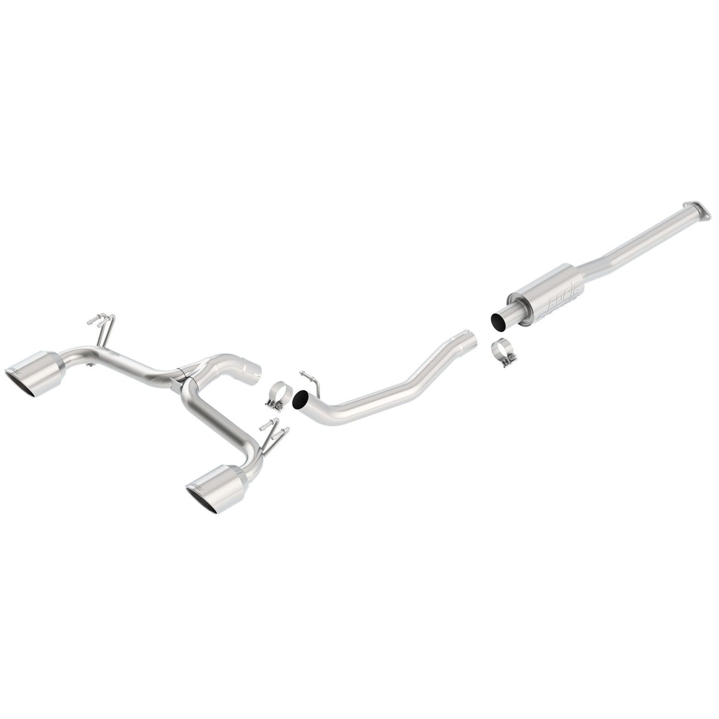 Borla 2009-2017 Mitsubishi Lancer Ralliart Cat-Back Exhaust System S-Type 140334