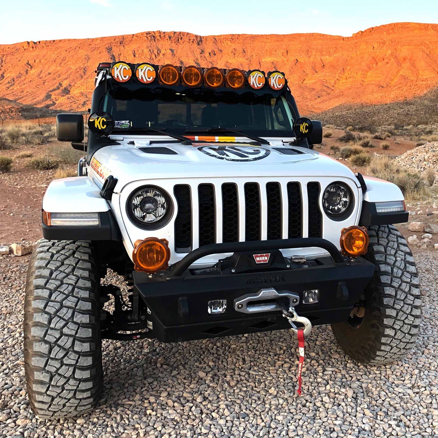 KC HiLiTES 6 inch SlimLite LED - Light Shield / Hard Cover - Black 5109