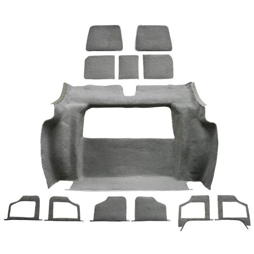 Auto Custom Carpets Inc 1978 Chevrolet Corvette Indianapolis 500 Pace Car Rear 1804 Silver Cutpile Mass 11278-162-1041000000