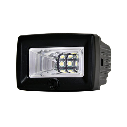 KC HiLiTES 2 in C-Series C2 LED - 2-Light System - Backup - 20W Flood Beam 519