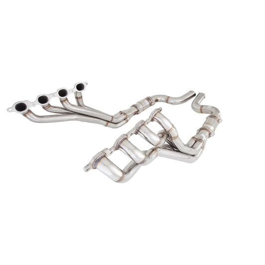 XFORCE Chevrolet Camaro SS 2016 1"7/8 Long Tube Stainless Steel Header Incl 100 Cell Cats; Exhaust Header HS-CC16-KITB