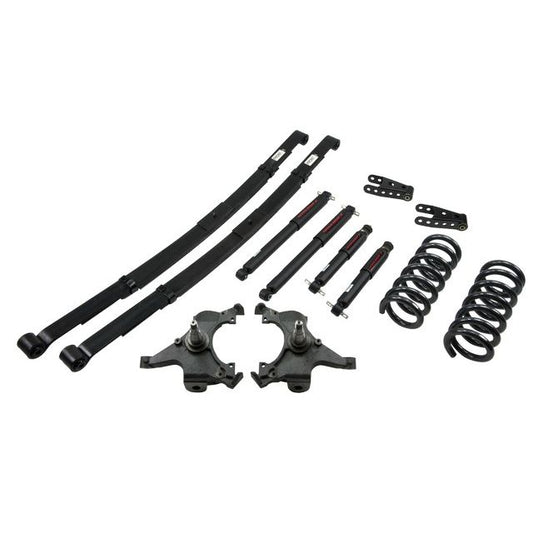 BELLTECH 786ND LOWERING KITS Front And Rear Complete Kit W/ Nitro Drop 2 Shocks 1992-1998 Chevrolet Suburban (2WD inc 3/4 Ton 6 Lug) 3 in. F/4 in. R drop W/ Nitro Drop II Shocks