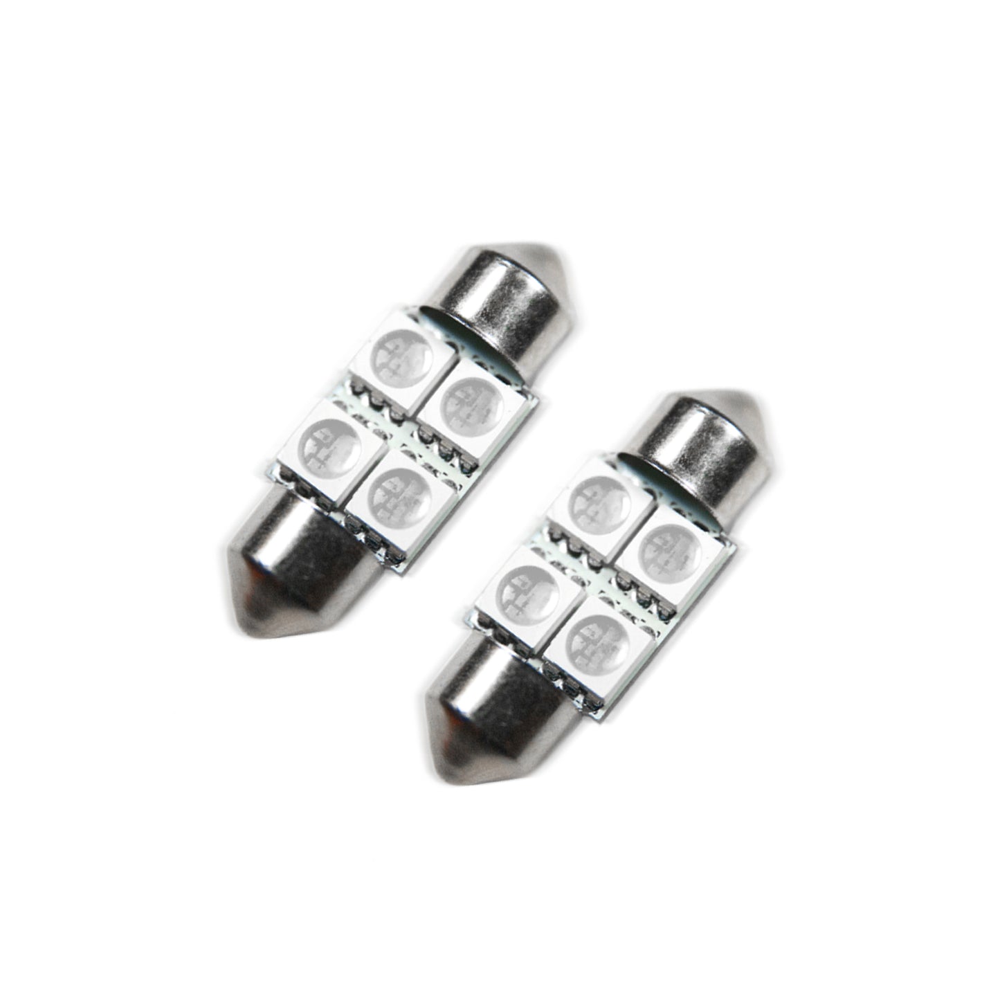 Oracle Lighting 5203-002 - ORACLE 33MM 4 LED 3-Chip Festoon Bulbs (Pair) - Blue