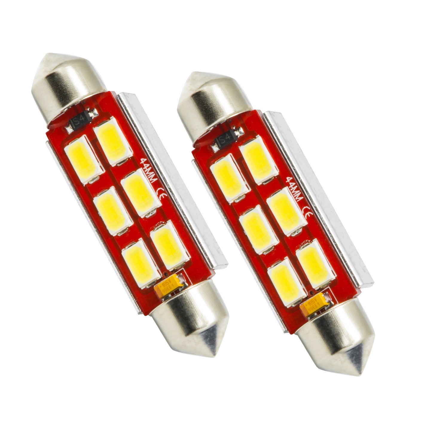Oracle Lighting 5207-001 - ORACLE 44MM 6 LED 3-Chip Festoon Bulbs (Pair) - Cool White