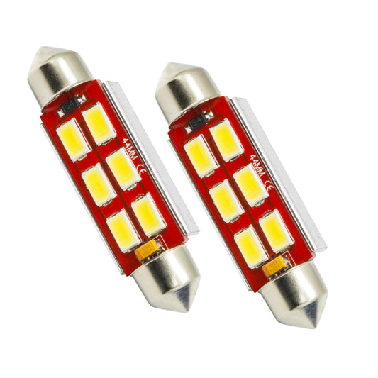 Oracle Lighting 5207-001 - ORACLE 44MM 6 LED 3-Chip Festoon Bulbs (Pair) - Cool White