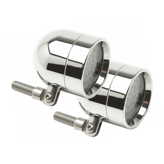 Lazer Star Lights RED LED SHORTY POLISHED PIVOT MOUNT LSK4101R