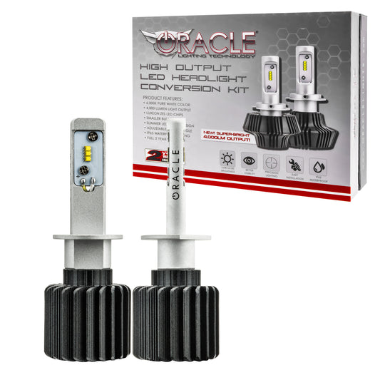 Oracle Lighting 5243-001 - ORACLE H1 4000 Lumen LED Headlight Bulbs (Pair)