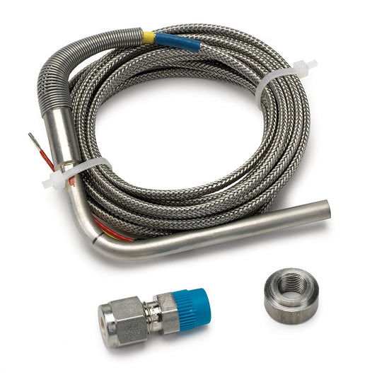 AutoMeter THERMOCOUPLE KIT TYPE K 1/4 in. DIA OPEN TIP 10FT INCL. STAINLESS COMP. & WELD BOSS 5243