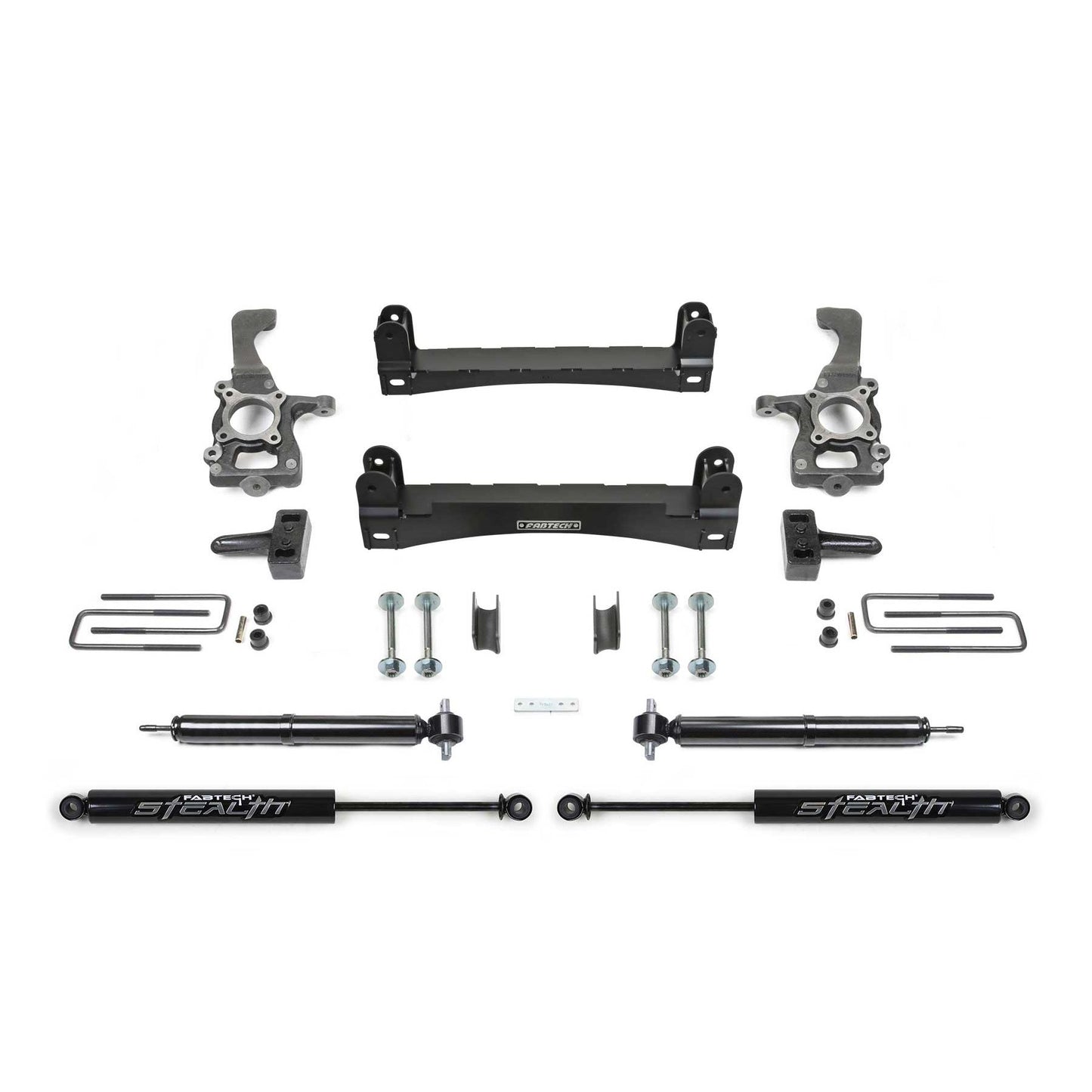 Fabtech 4" BASIC SYS W/ RR STEALTH 2015-20 FORD F150 2WD K2258M