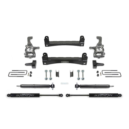Fabtech 4" BASIC SYS W/ RR STEALTH 2015-20 FORD F150 2WD K2258M