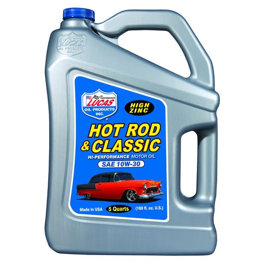 Lucas Oil Products Hot Rod & Classic Car HP Motor Oil SAE 10W-30 10679