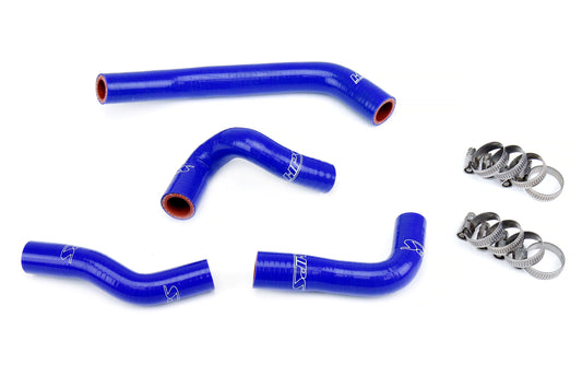 HPS Performance High Temp 3-ply Reinforced Silicone Replaces OEM Rubber Radiator Coolant Hoses 57-1825-BLUE