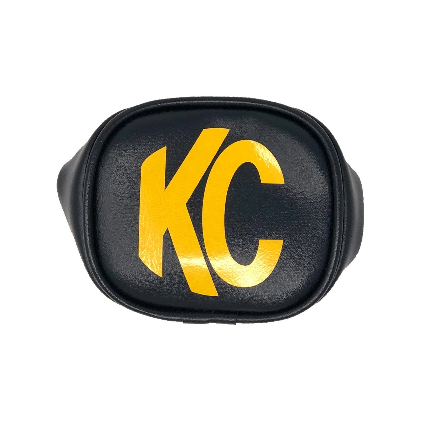 KC HiLiTES 3 in Soft Vinyl Cover - Round - Pair - Black / Yellow KC Logo 5303