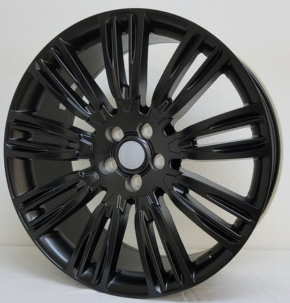 22" X 9.5" Satin Black Aluminum Wheels Set - Dynamic Performance - R531-SB-22x9.5-5x120-45-72.56