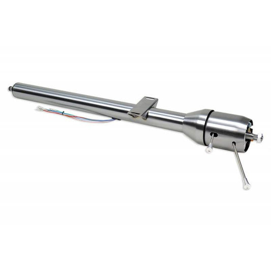 IDIDIT Retrofit 74-75 Ford Bronco; Tilt Floor Shift Ford Shaft; Paintable Steel 1170845010