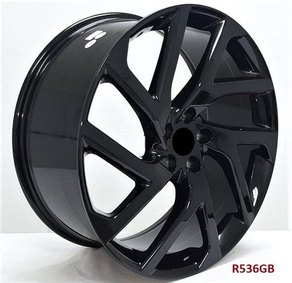 22" X 9" Gloss Black Aluminum Wheels Set - Dynamic Performance - R536-GB-22x9-5x108-45-63.4